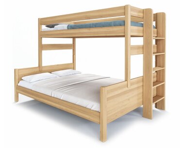 Poschodová posteľ JUNIOR,160x200, PRAVÁ , masiv buk Poschodová posteľ JUNIOR,160x200, PRAVÁ , masiv buk