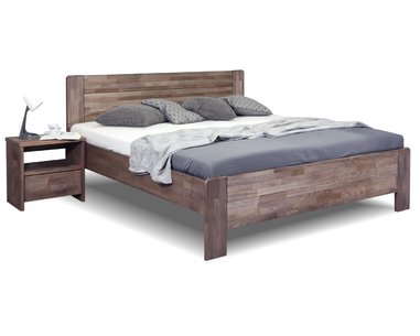 Zvýšená posteľ dvojlôžko z masívu ARION 2, 160x220, masív buk Zvýšená posteľ dvojlôžko z masívu ARION 2, 160x220, masív buk