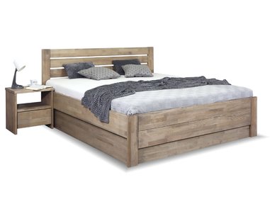 Posteľ s úložným priestorom dvojlôžko Mistral, masiv buk Posteľ s úložným priestorom dvojlôžko Mistral, masiv buk