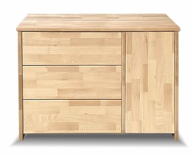 Komoda kombinovaná pravá CONCEPTA 3, masív buk Komoda kombinovaná pravá CONCEPTA 3, masív buk