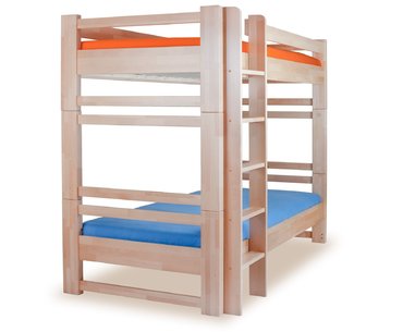 Poschodová posteľ pre 2 deti LUCAS, masív buk Poschodová posteľ pre 2 deti LUCAS, masív buk