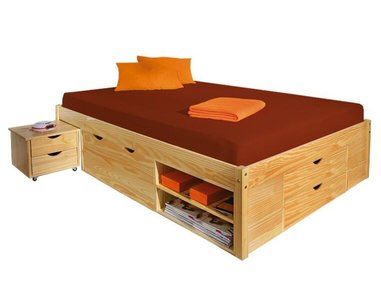 Manželská posteľ s úložným priestorom IA8803, IA8804 160x200, 180x200, masiv borovica Manželská posteľ s úložným priestorom IA8803, IA8804 160x200, 180x200, masiv borovica