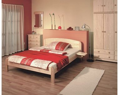 Posteľ z masívu - dvojlôžko BERGHEN 603N, 160x200, masív smrek Posteľ z masívu - dvojlôžko BERGHEN 603N, 160x200, masív smrek