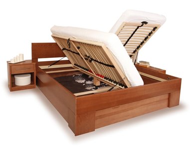 Posteľ dvojlôžko s úložným priestorom VAREZZA 6B, masiv buk Posteľ dvojlôžko s úložným priestorom VAREZZA 6B, masiv buk